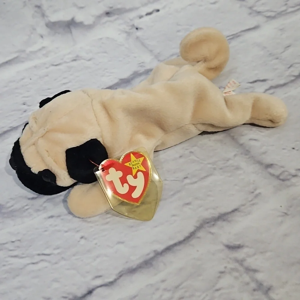 Ty beanie baby Pugsly the pug